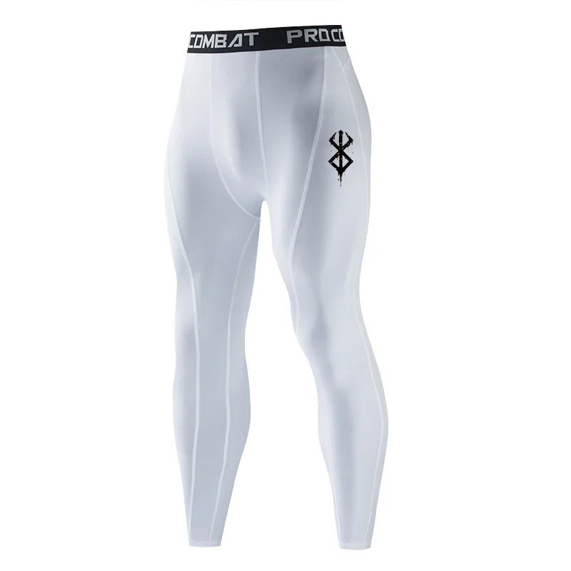 Men's quick-dry sports leggings by Corporación Turística, athletic pants with moisture-wicking fabric for active wear.