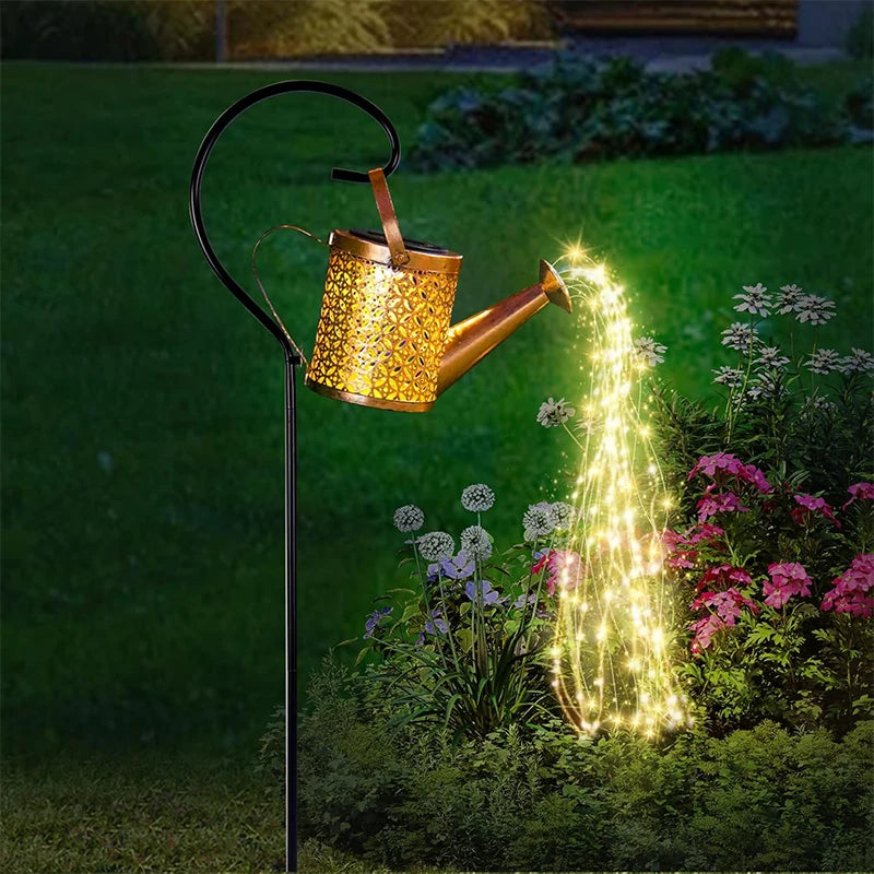 Solar garden lamp set by Corporación Turística, weatherproof outdoor lights with warm glow for garden decoration and gift.