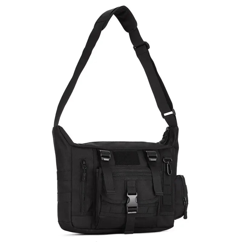 Khaki shoulder bag for 14-inch laptop from Corporación Turística, featuring a sleek design and adjustable strap.