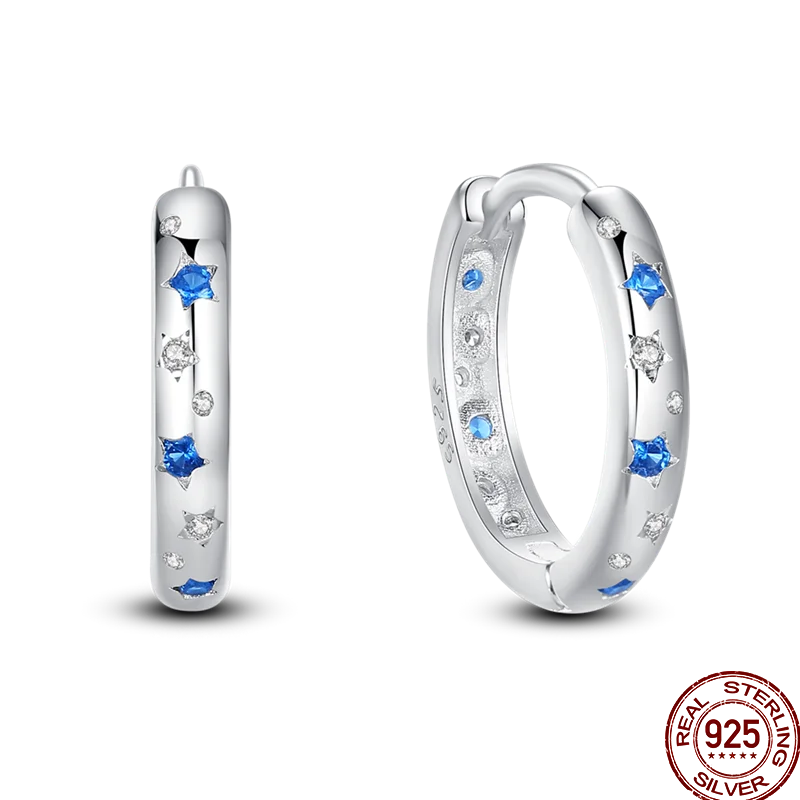 Colorful sterling silver 925 earrings with circular design from Corporación Turística, vibrant and eye-catching jewelry.