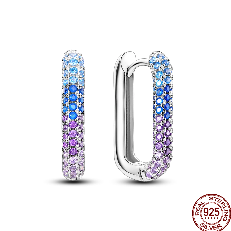 Colorful sterling silver 925 earrings with circus-inspired design, featuring vibrant hues and intricate detailing.