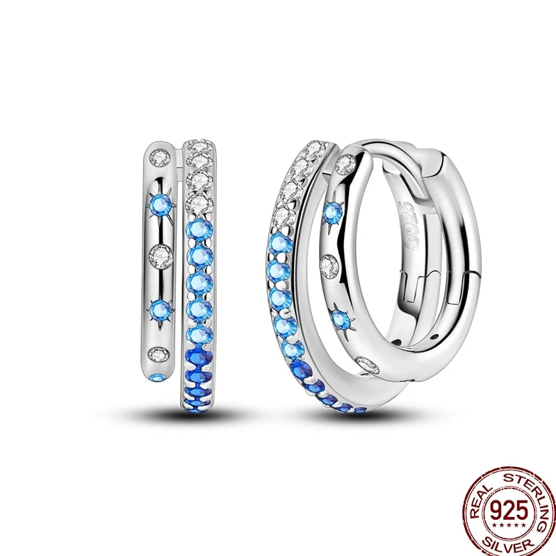 Colorful sterling silver 925 earrings with circus-inspired design by Corporación Turística, showcasing vibrant and intricate details.