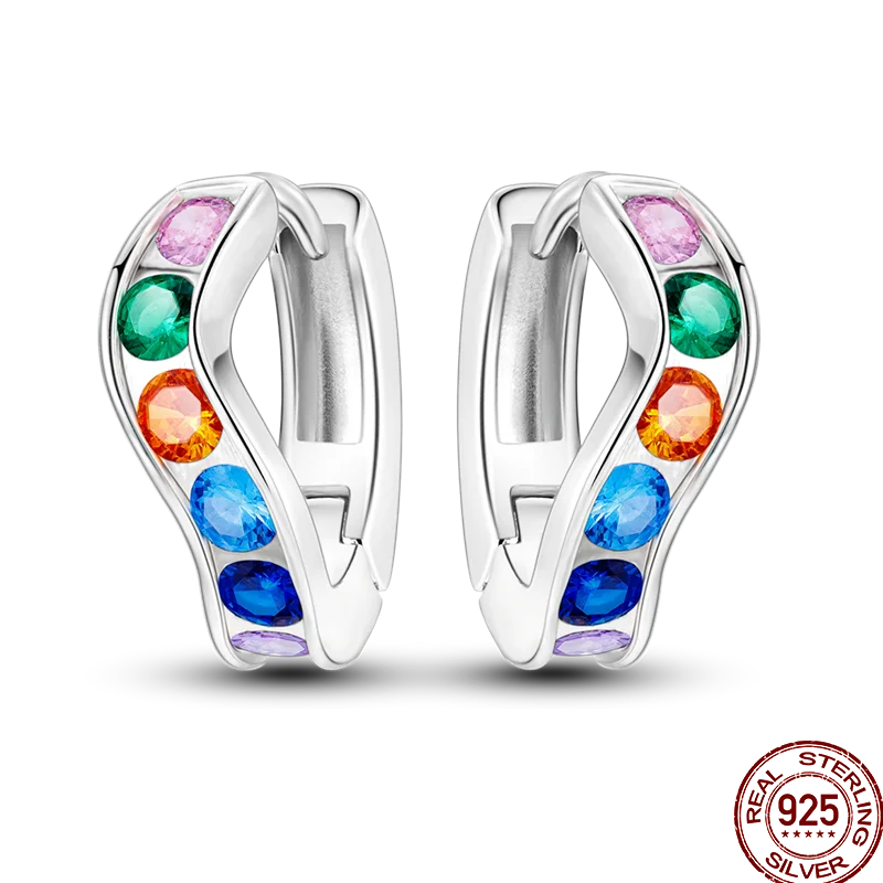 Colorful sterling silver 925 earrings featuring circus-inspired designs, showcasing vibrant hues and intricate craftsmanship.