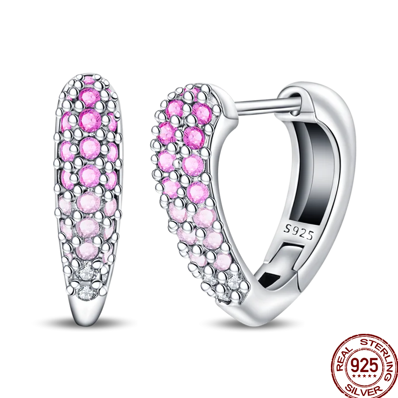 Colorful sterling silver 925 earrings with circular design, handcrafted by Corporación Turística, showcasing vibrant, artistic jewelry.