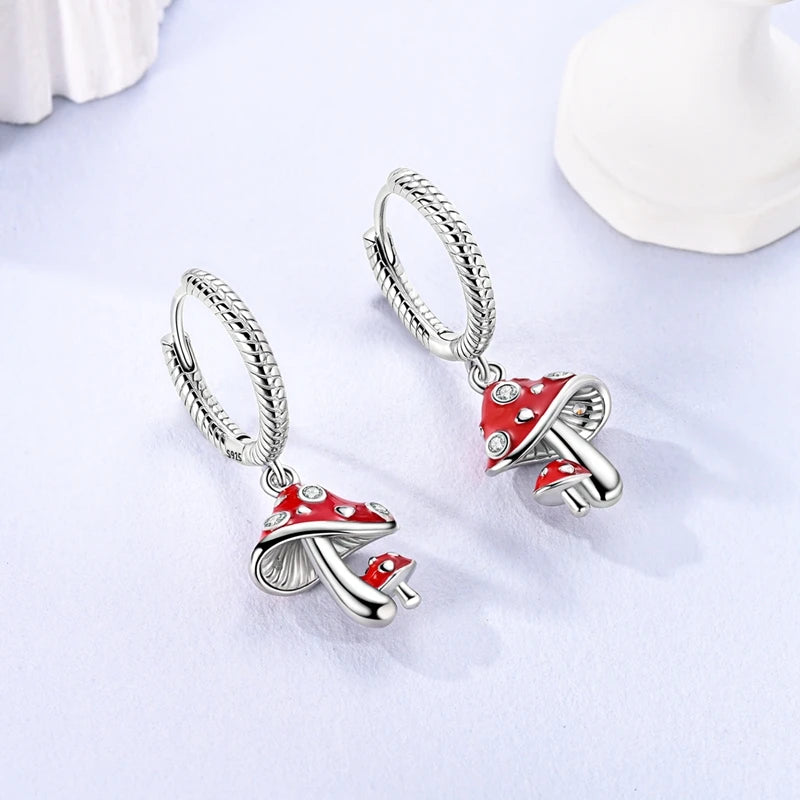 Sterling silver 925 earrings for women with sparkling zirconia stones, featuring elegant dangle design.