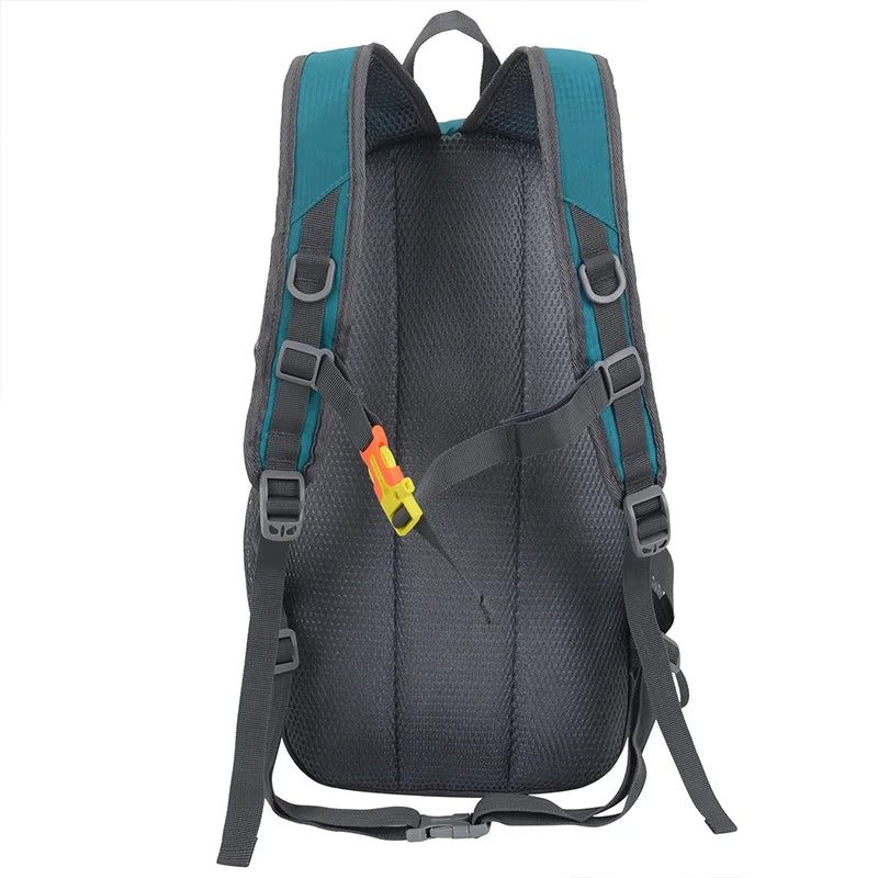 Lightweight travel backpack by Corporación Turística in lake blue, suitable for men, women, and children.