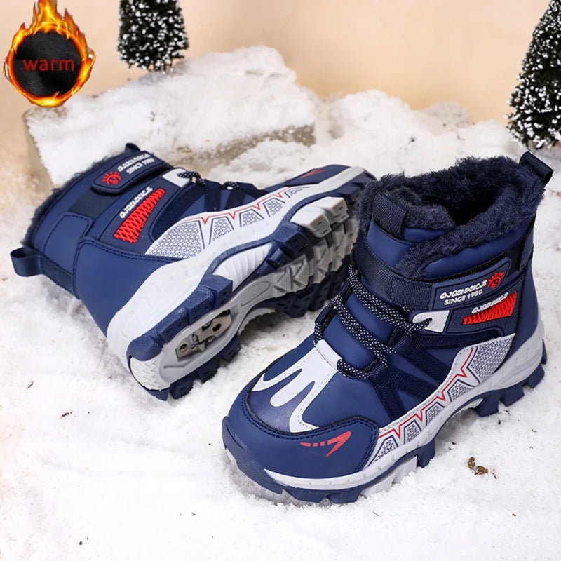 Children's outdoor winter snow boots by Corporación Turística, stylish and warm for kids' winter outdoor activities.