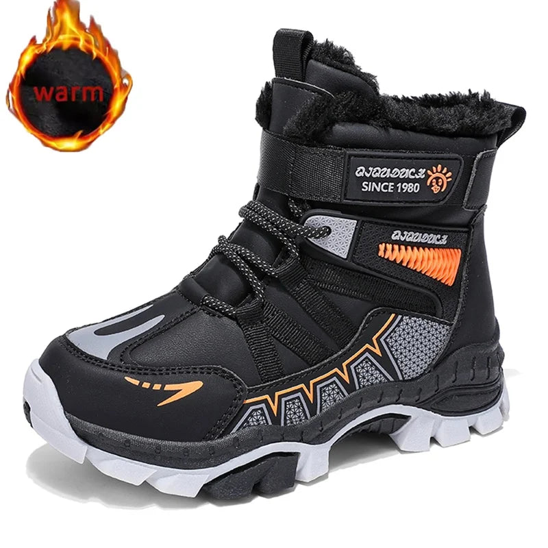 Children's outdoor winter snow boots from Corporación Turística, stylish and warm for kids' winter outdoor activities.
