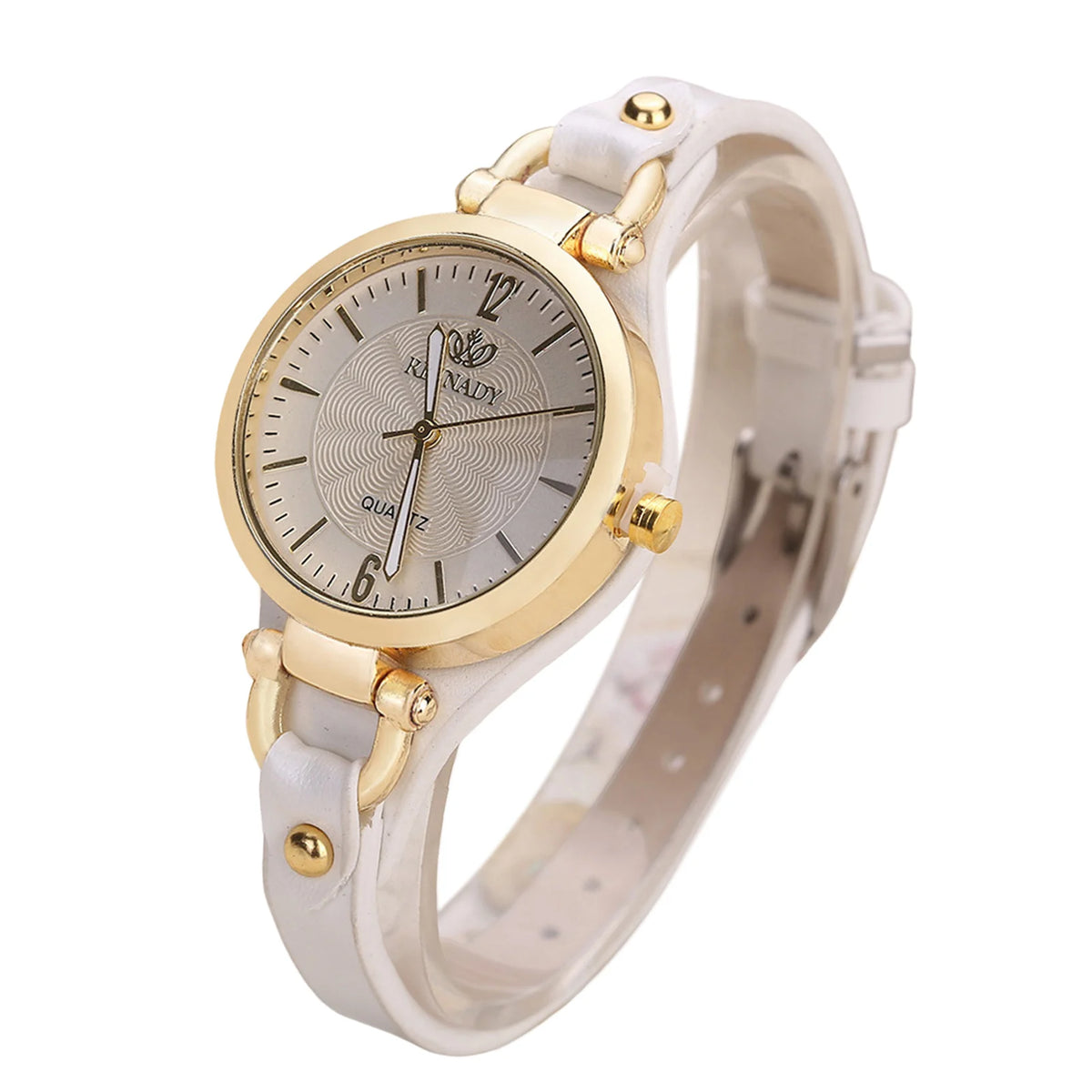 Fashionable mint green women's quartz watch by Corporación Turística, showcasing a sleek round dial and stylish strap.