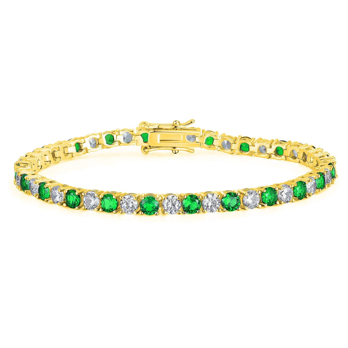 Moissanite tennis necklace from Corporación Turística featuring 4mm diamonds, elegant jewelry for women, 16cm length.