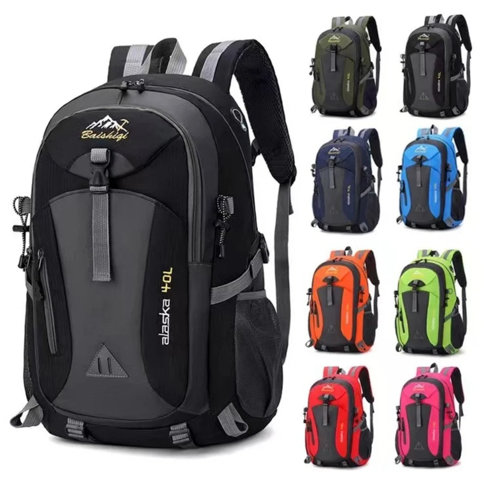 Black multifunctional sports backpack from Corporación Turística, breathable design with 12-inch size for active use.