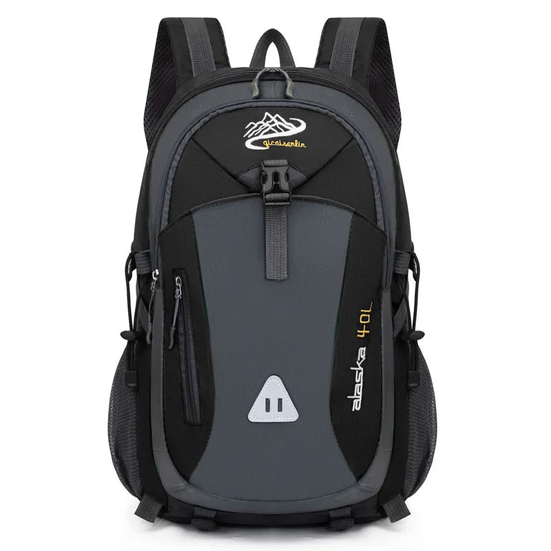 Black multifunctional sports backpack by Corporación Turística, breathable design, 12-inch size, ideal for active use and daily activities.