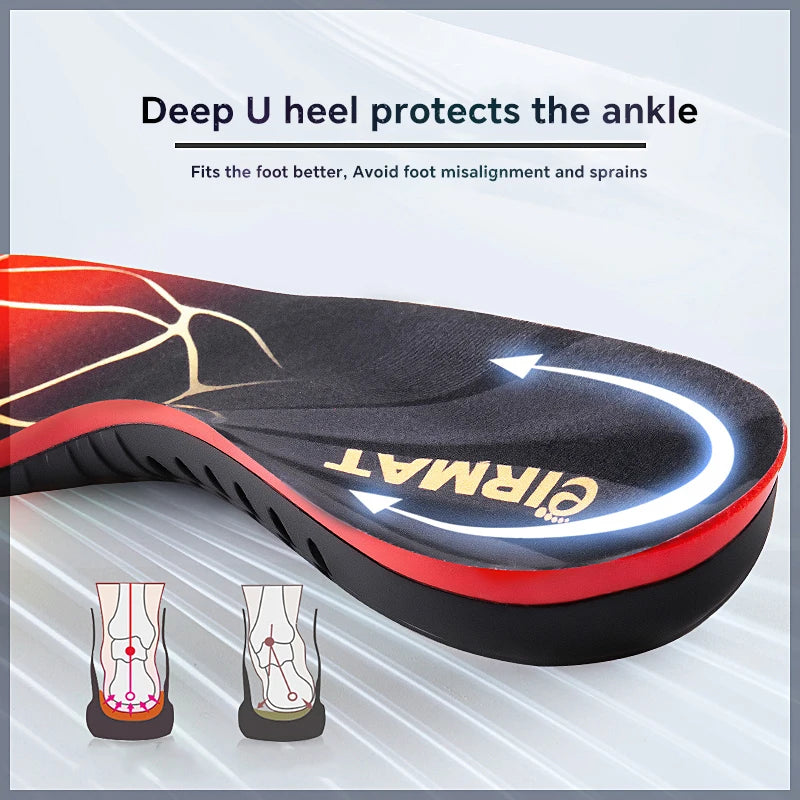 Resistente ortopedic insole with arch support, black color, designed for comfort and foot stability, by Corporación Turística.