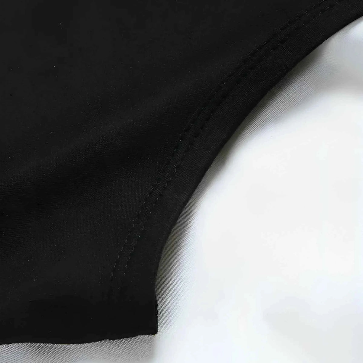 Black sleeveless V-neck camisón for women, plus size, made by Corporación Turística, shown in an image with a relaxed fit.