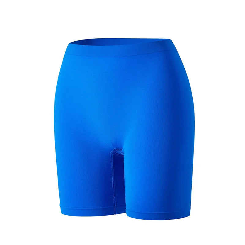 Set of 1/2/3 women's safety shorts in orange by Corporación Turística, featuring secure fit and durable fabric.