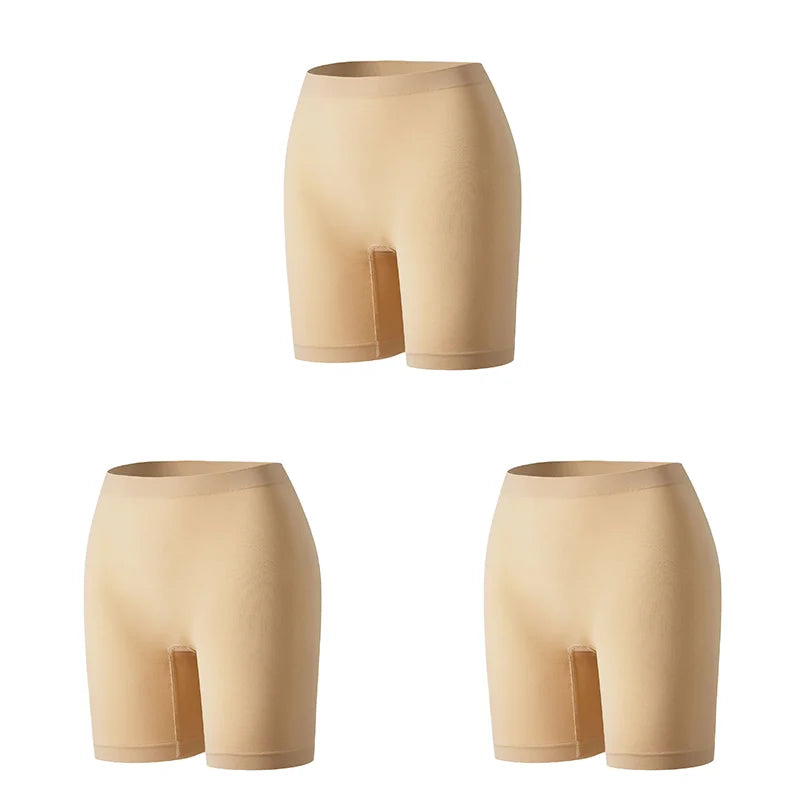 Orange women's safety shorts in a 1/2/3-piece set, featuring durable fabric and secure fit, ideal for work or outdoor activities.
