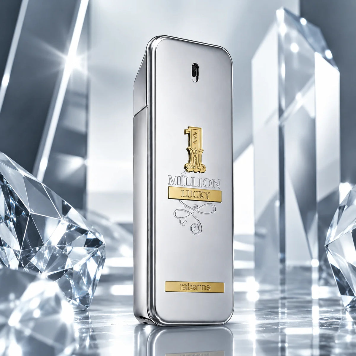 Unisex 100 ml fruity perfume by Corporación Turística featuring a sleek bottle with gold accents and vibrant fruit imagery.