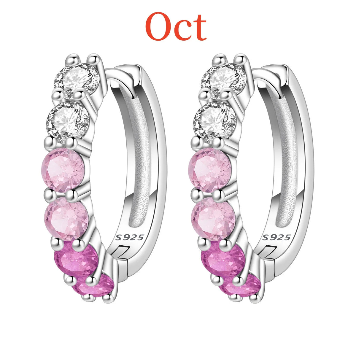 Colorful zirconia earrings from PANPOKI collection featuring simplified, vibrant design by Corporación Turística.