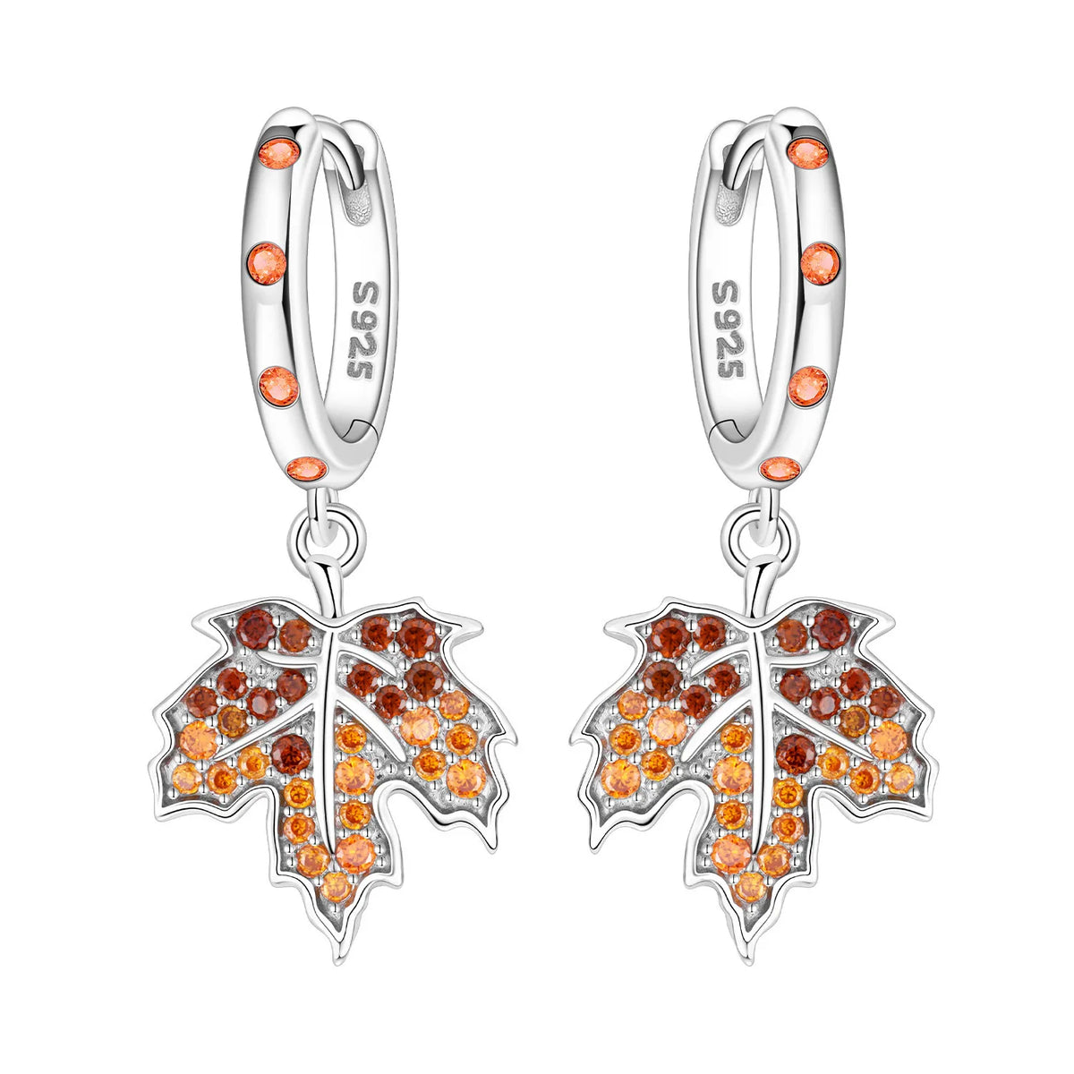 Orstarry Iris flower pendant earrings for women, featuring delicate floral design with silver hooks and vibrant iris details.