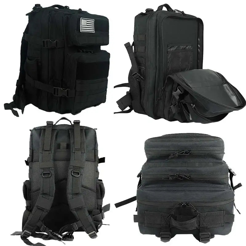 Pink tactical camping backpack for men and women, 15L-25L capacity, durable outdoor gear by Corporación Turística