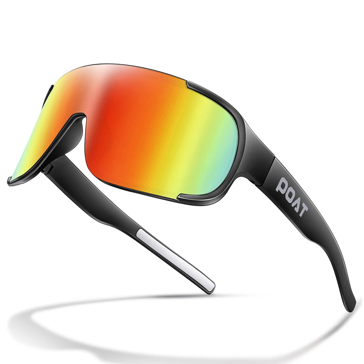 Stylish POAT cycling sunglasses from Corporación Turística with UV protection, designed for outdoor biking and active sports.