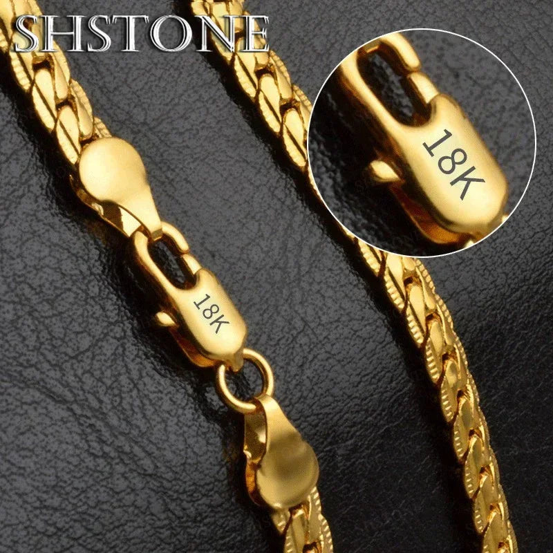 Complete 6mm silver and gold-plated lateral collar by Corporación Turística, 20cm length, crafted in 925 sterling silver.