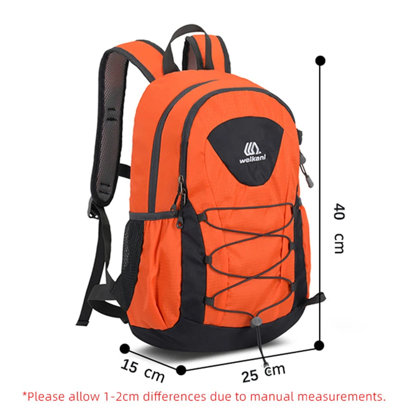 Camping backpack by Corporación Turística, durable travel and hiking bag with multiple compartments and adjustable straps.