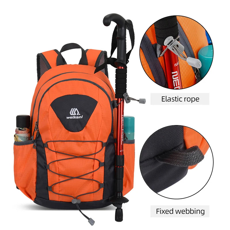 Camping backpack and travel bag from Corporación Turística, suitable for hiking and outdoor adventures.