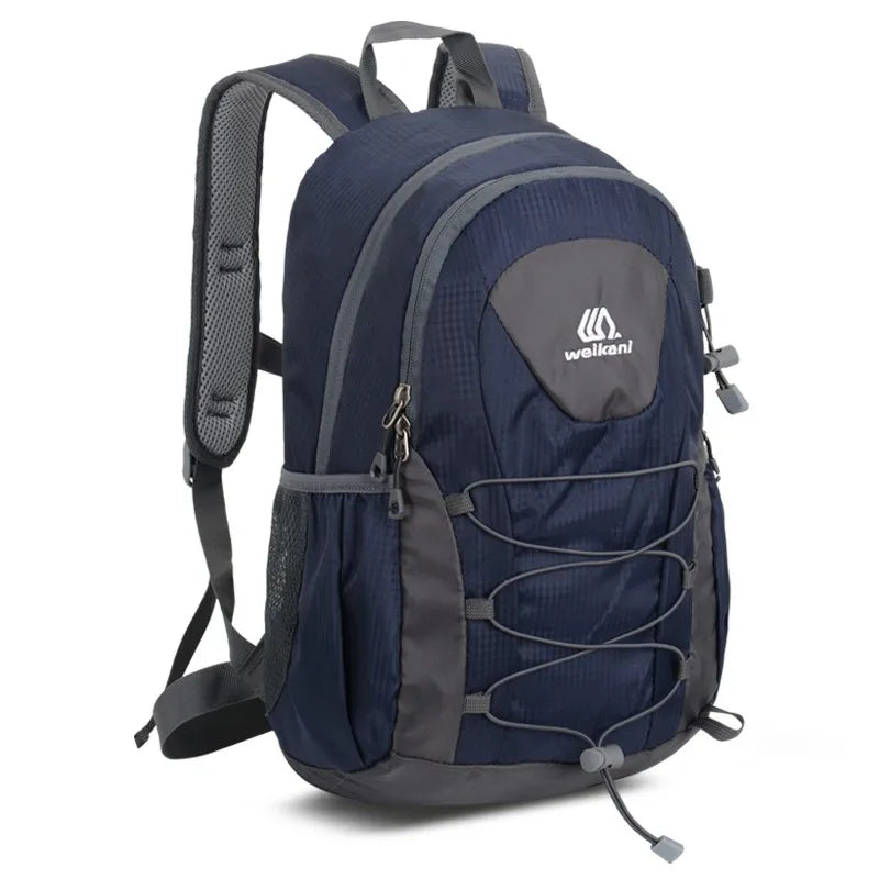 Camping backpack by Corporación Turística, durable hiking travel bag with multiple compartments for outdoor adventures.