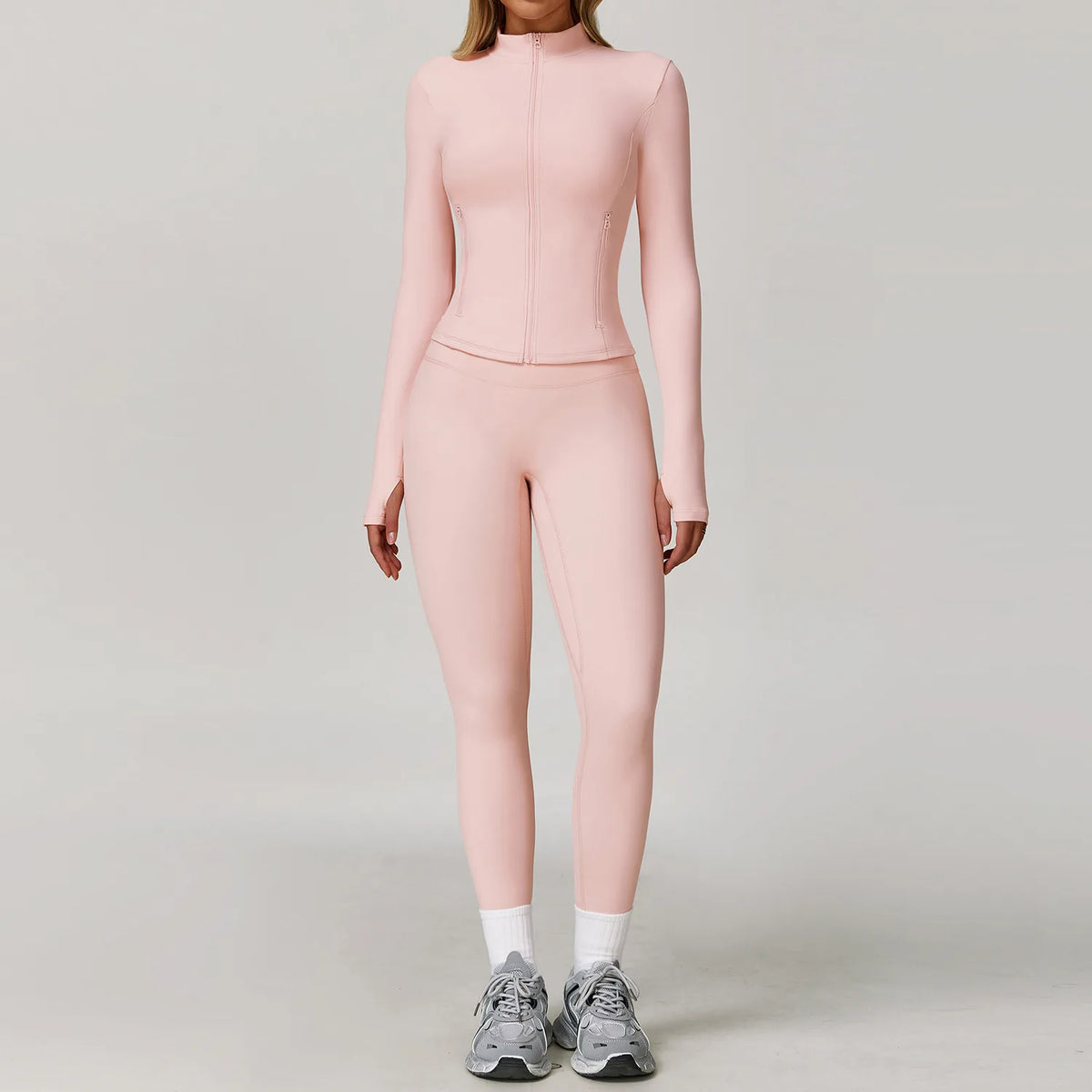 Black 2-piece yoga set for women by Corporación Turística, includes sports top and leggings, perfect for exercise and active wear.