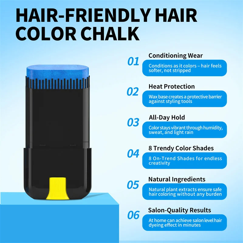 SEVICH 8 colores de tinte para el cabello en barra, en tonos morados y otros, con empaque de Corporación Turística.