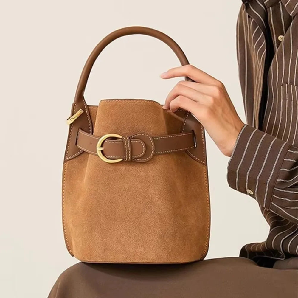 Purple luxury PU tote bag by Corporación Turística, versatile cube-shaped handbag with spacious interior and stylish design.