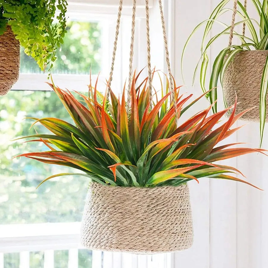 Artificial Rama decoration with 14 spring grass leaves, ideal for wreaths, by Corporación Turística.