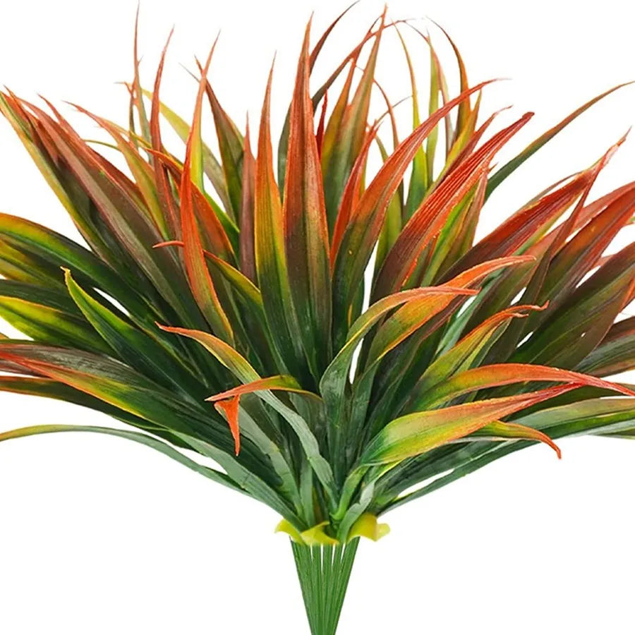 Artificial Rama decorativa con 14 hojas de hierba de primavera, ideal para coronas, de la marca Corporación Turística.