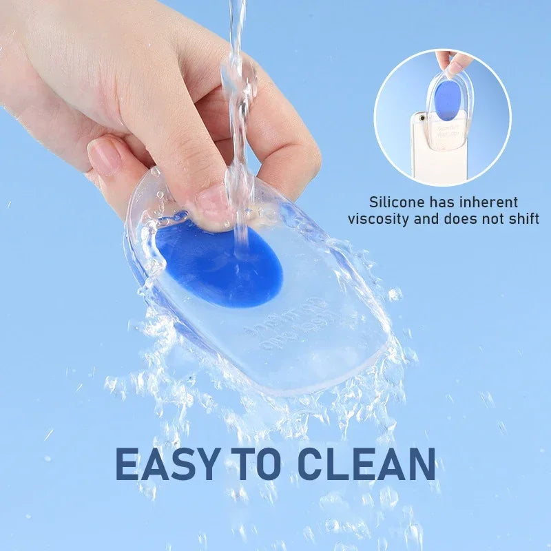 Gel silicone insoles from Corporación Turística with cushioning for pain relief, suitable for shoe sizes EU 39-46.