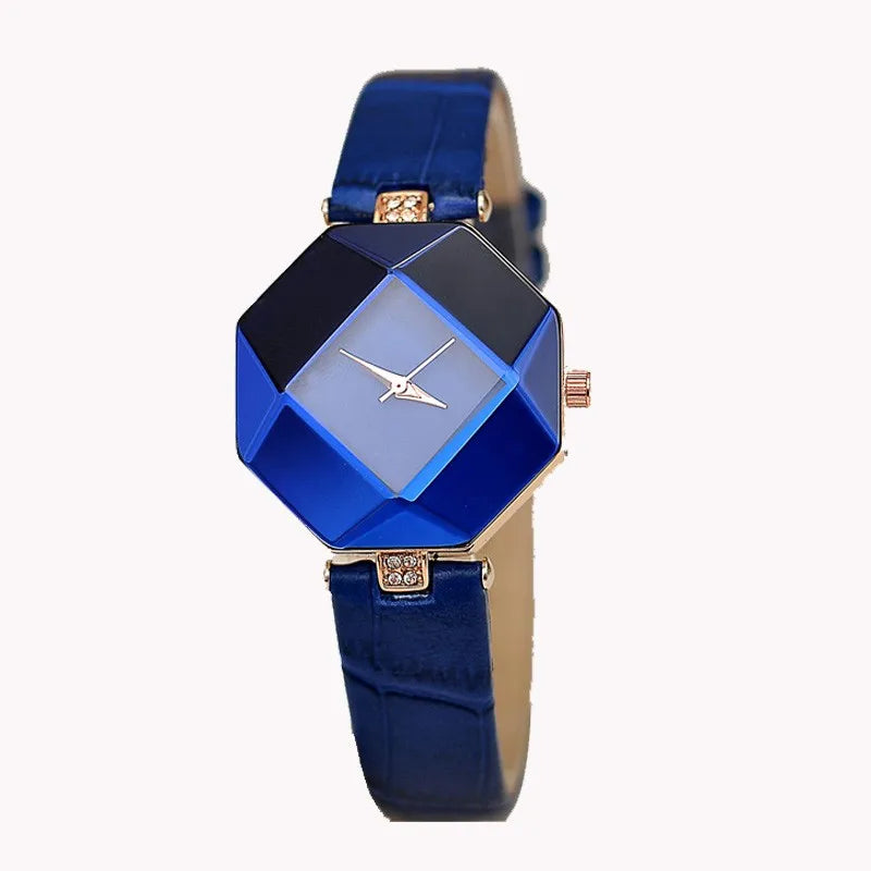 Exquisite geometric women's wristwatch by Corporación Turística featuring a modern design and stylish bracelet.