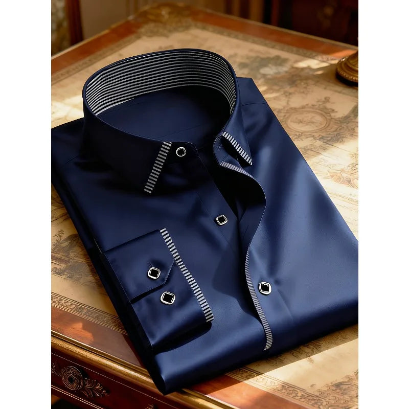 Men's 2025 patchwork shirt by Corporación Turística featuring a stylish, colorful fabric design for a modern casual look.