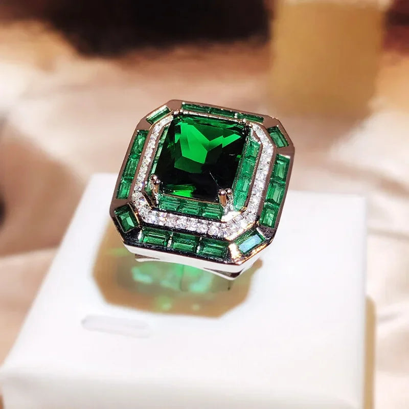 Sterling silver 925 fashionable women's rings by Corporación Turística, showcasing stylish jewelry design.
