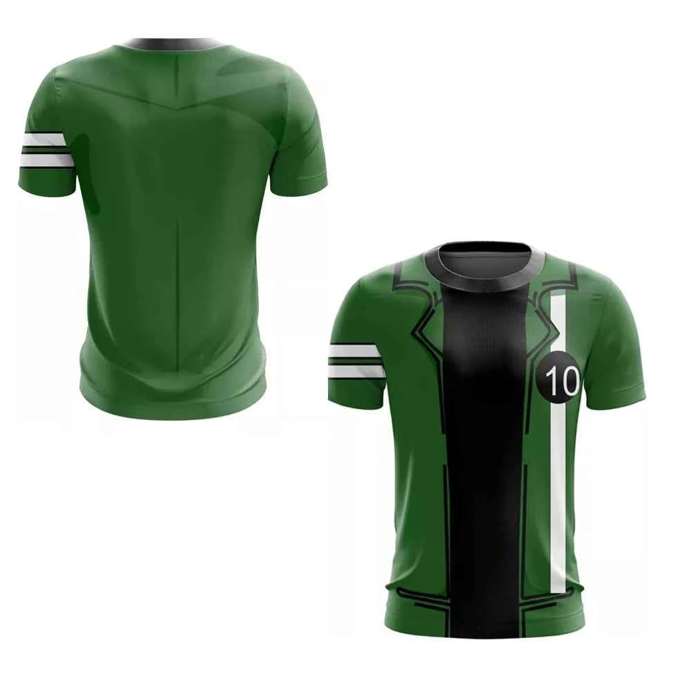 Ben 10 Omnitrix 3D anime T-shirt by Corporación Turística, Harajuku Y2K style, graphic design, casual wear for fans.