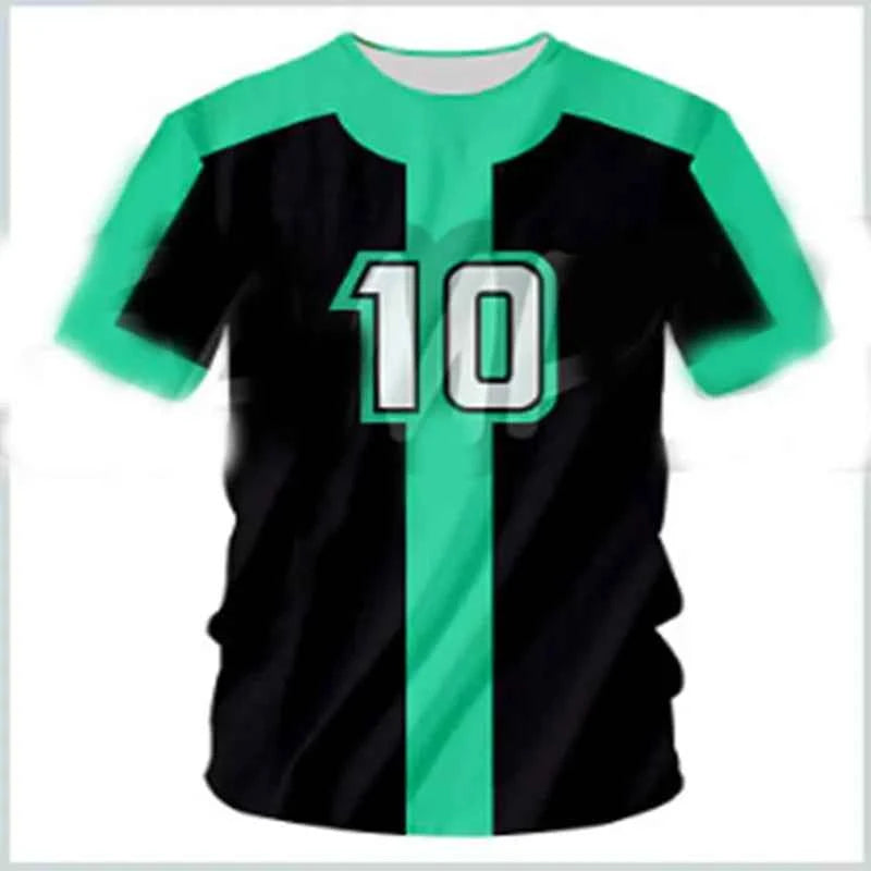 Ben 10 Omnitrix 3D anime T-shirt by Corporación Turística, featuring vibrant Harajuku Y2K graphic design on a casual graphic tee.