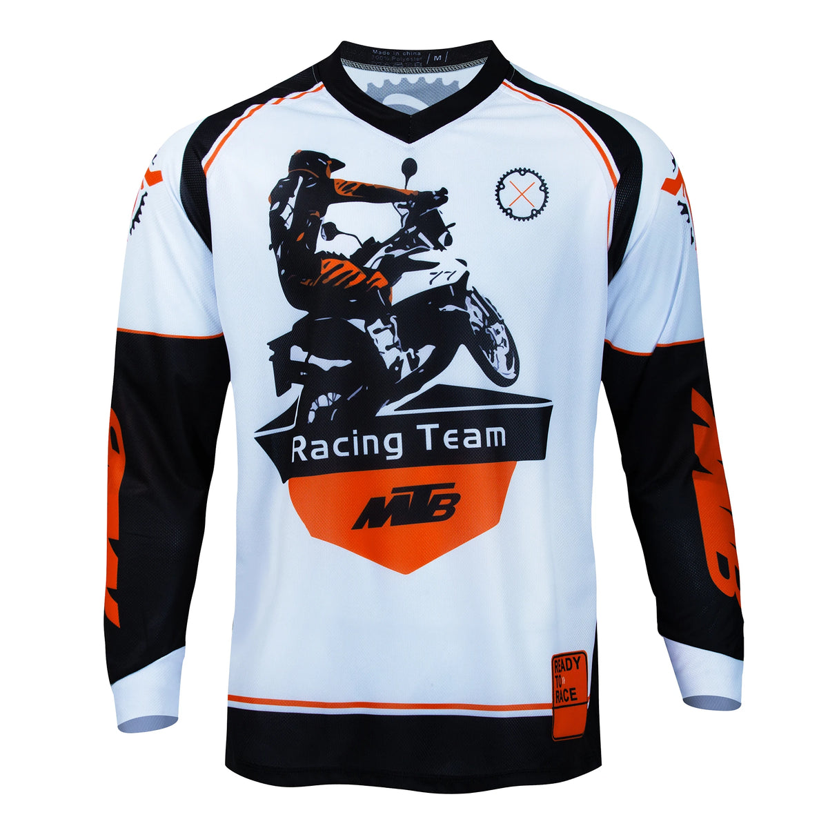 Jersey Descenso Pro Hombre 2025 MTB de Corporación Turística, transpirable y de secado rápido, para ciclismo de carreras.