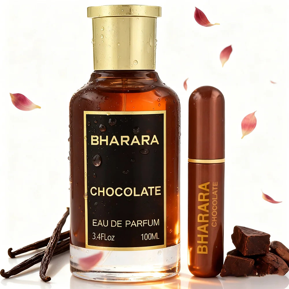 Bharara Rose Eau de Parfum for Women by Corporación Turística, 100ml floral fragrance bottle with rose design.