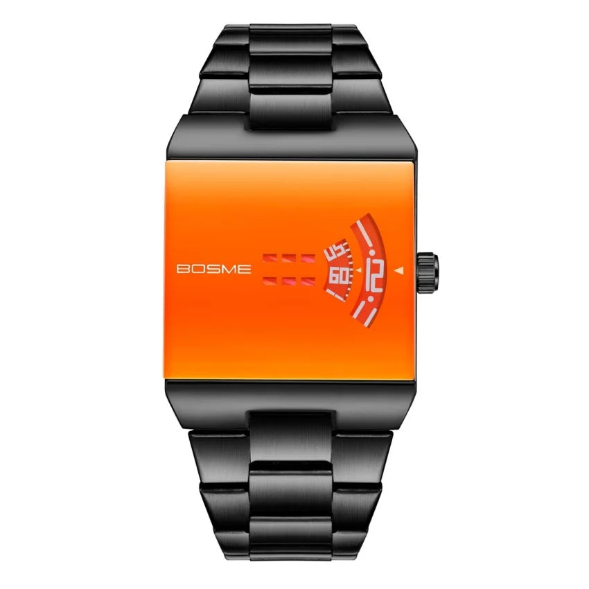 Digital men's square wristwatch by Corporación Turística featuring a sleek design and comfortable strap.