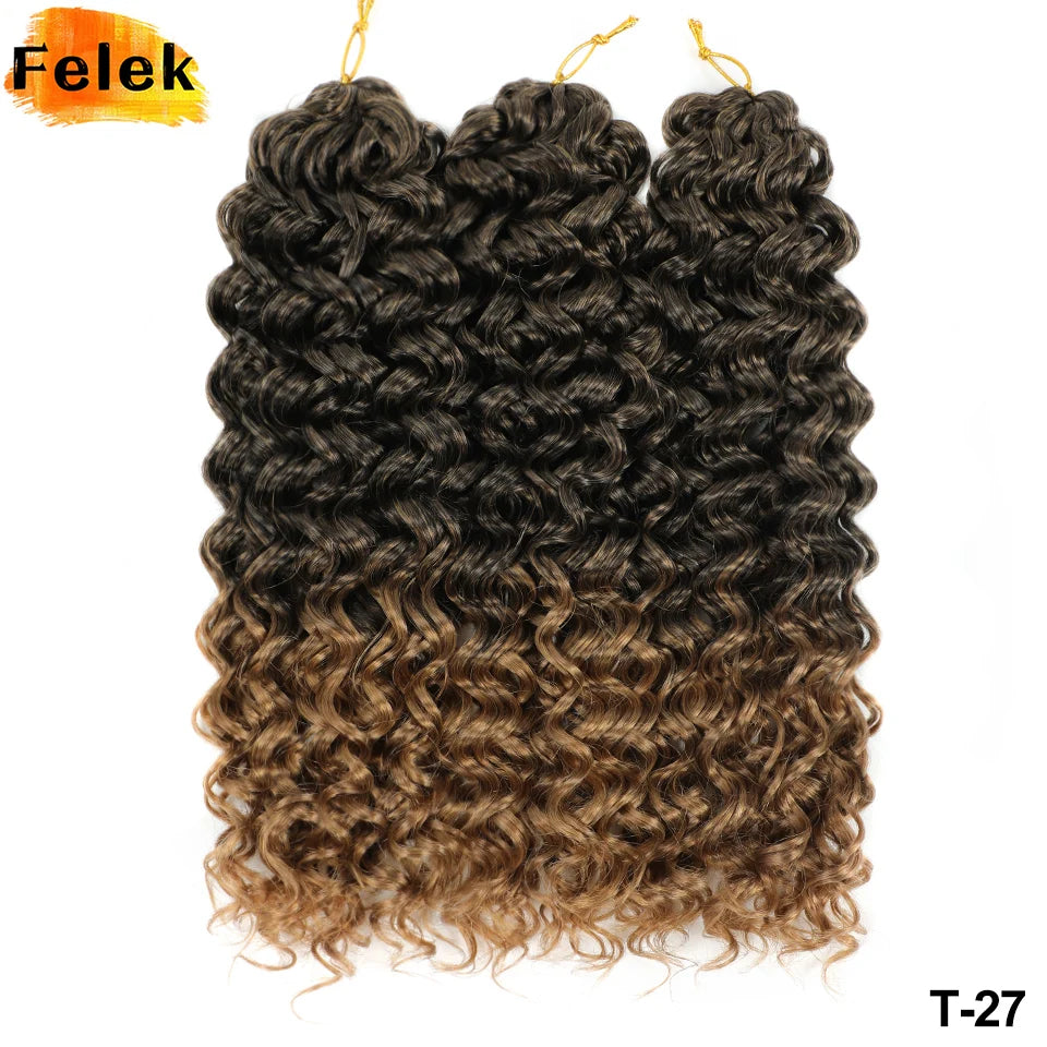Trenzado de extensiones de cabello GoGo Curl para mujer, 18 pulgadas, 6 unidades, en color natural, por Corporación Turística