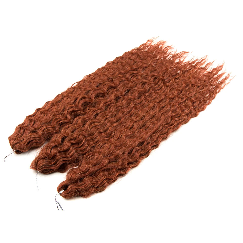 Synthetic hair extensions by Fashion Idol, 24 inches long, 300g, with natural-looking, straight black synthetic hair.