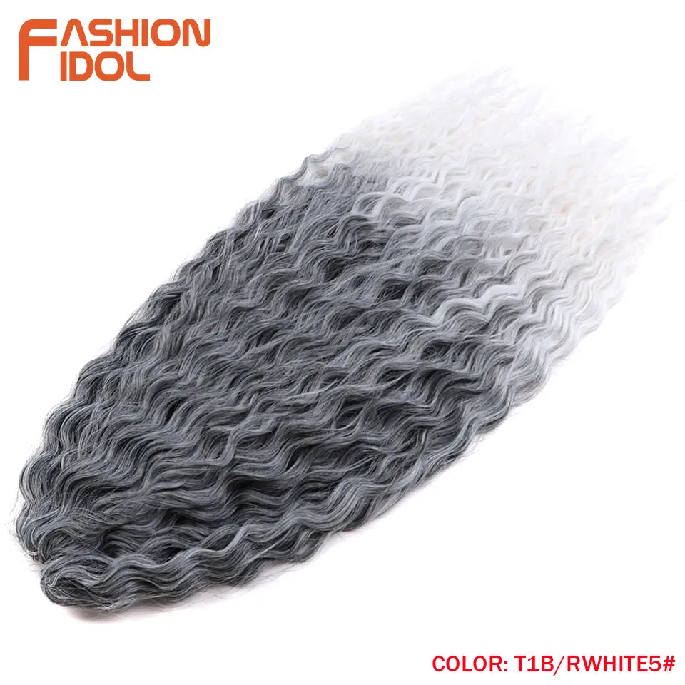 Synthetic hair extensions by Fashion Idol, 24-inch, 300g, with natural-looking long, straight synthetic hair from Corporación Turística.