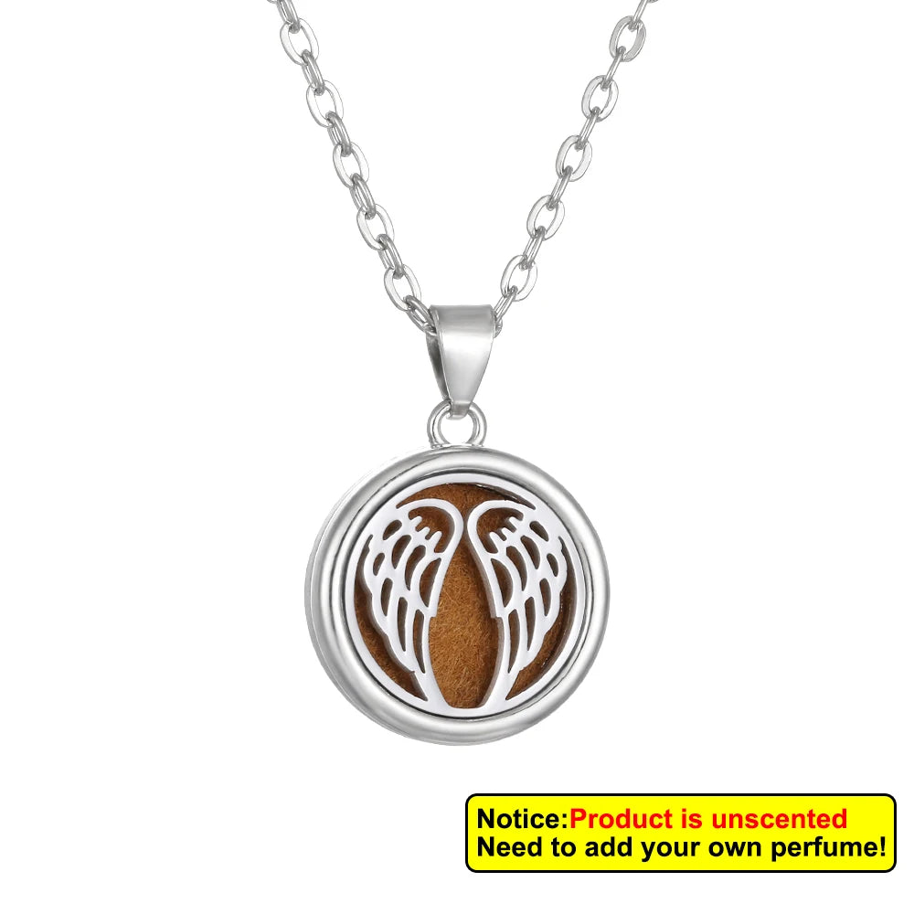 Aromatherapy diffuser collar with floral tree of life design, made by Corporación Turística, displayed with intricate details.