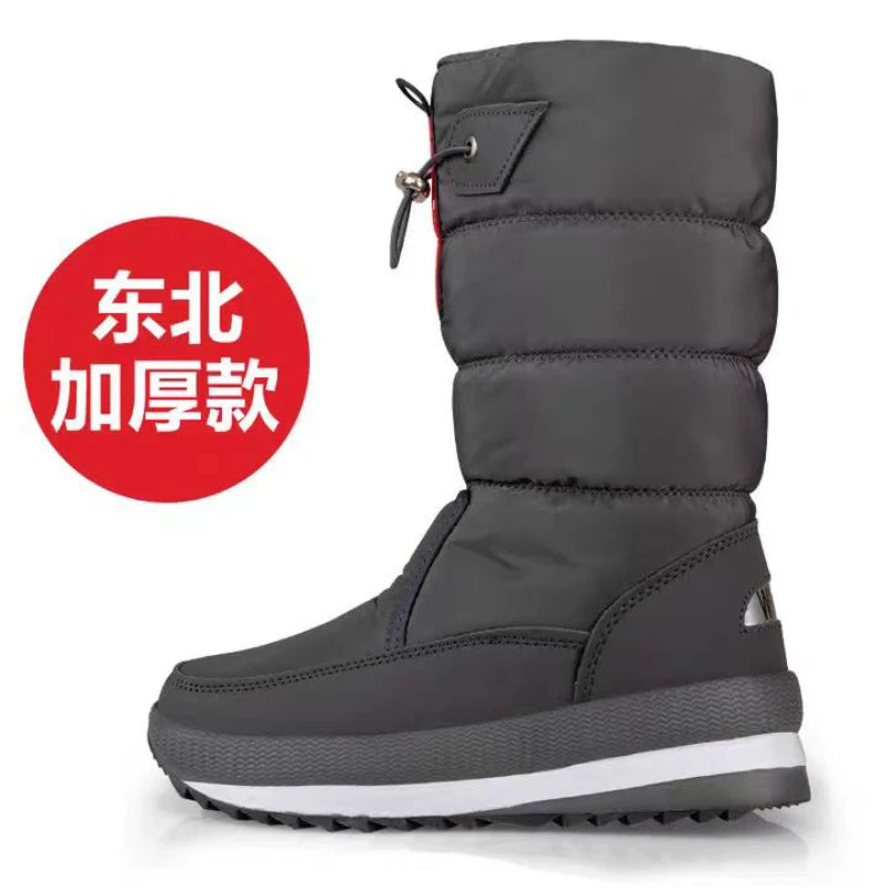 Grey women's ground shoes without skis from Northeastern collection by Corporación Turística, showcasing comfortable footwear design.