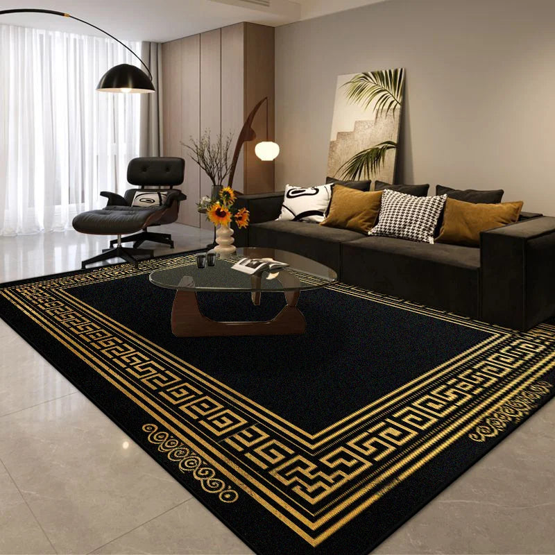 Modern style flannel rug by Corporación Turística, light luxury decor with soft texture, 3.9x5.2 ft size in a contemporary design.