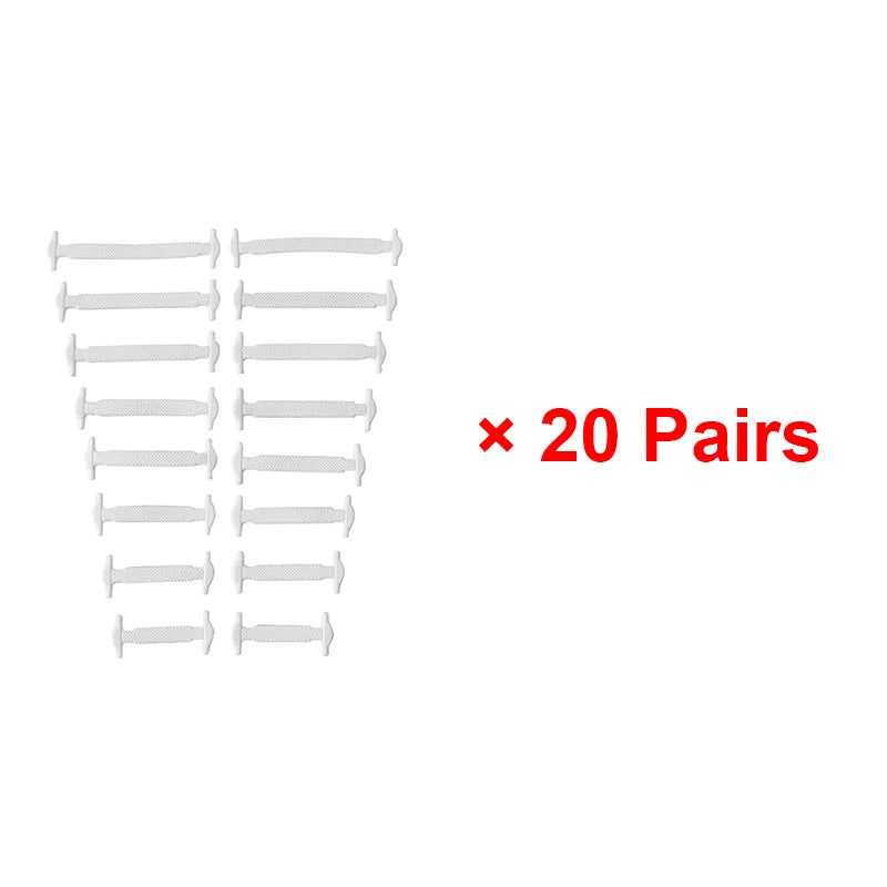 COSYLEE silicone shoelaces in black, 7 cm, elastic, 16 pairs, ideal for sneakers and casual shoes, no tying needed.